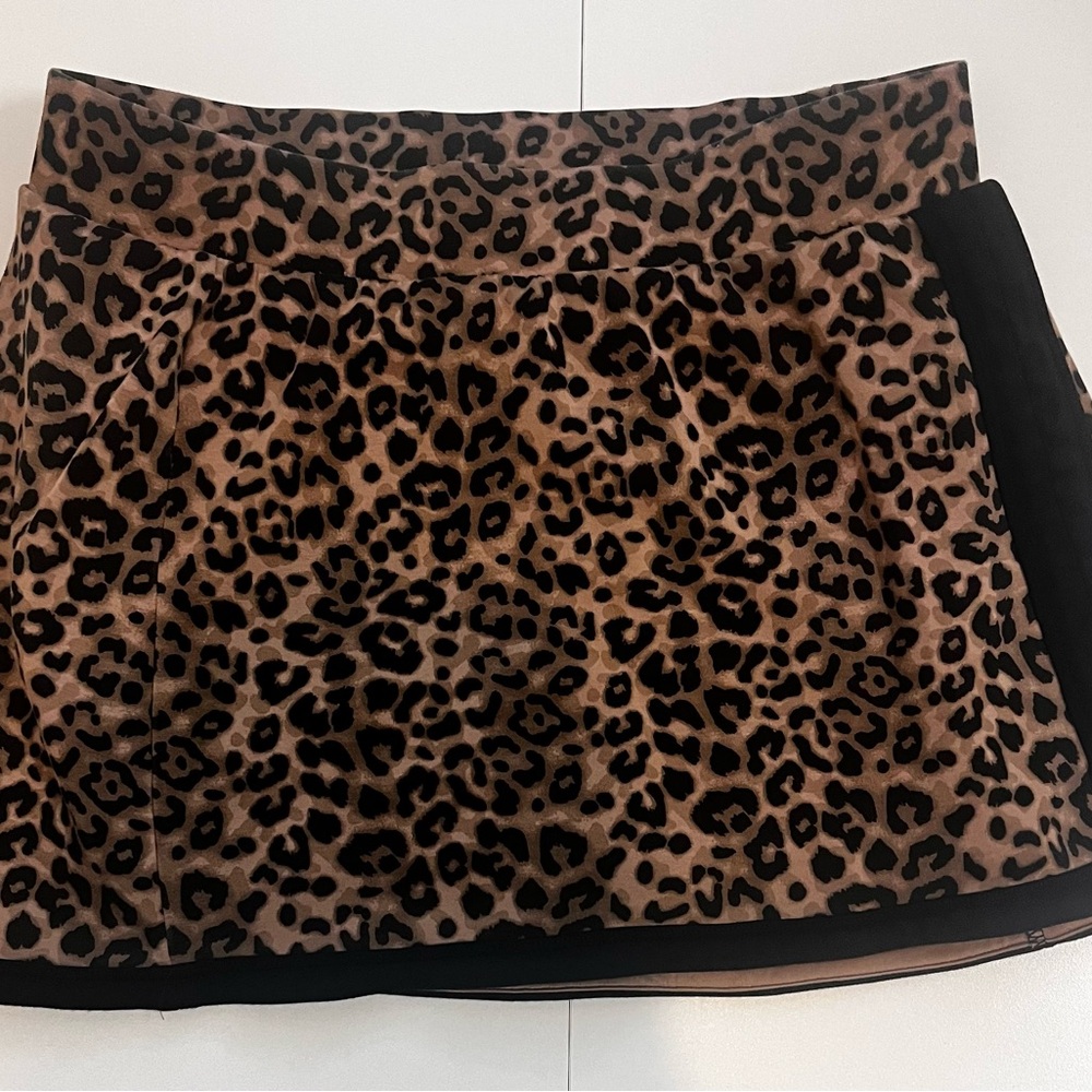JoyLab Animal Print Mini Skort